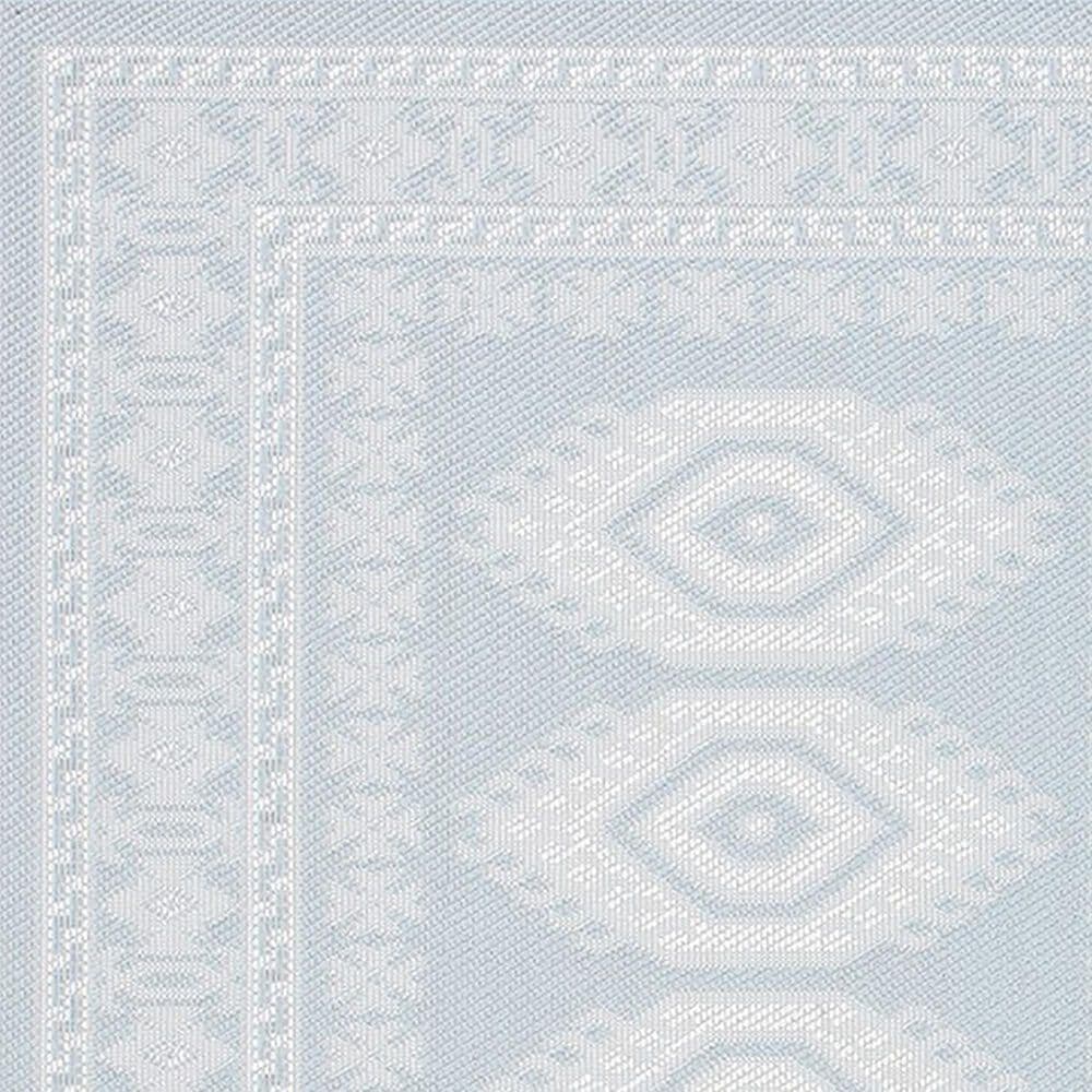 Safavieh Martha Stewart Cyprus 5&#39;5&quot; x 7&#39;7&quot; Aqua and Blue Ivory Area Rug, , large