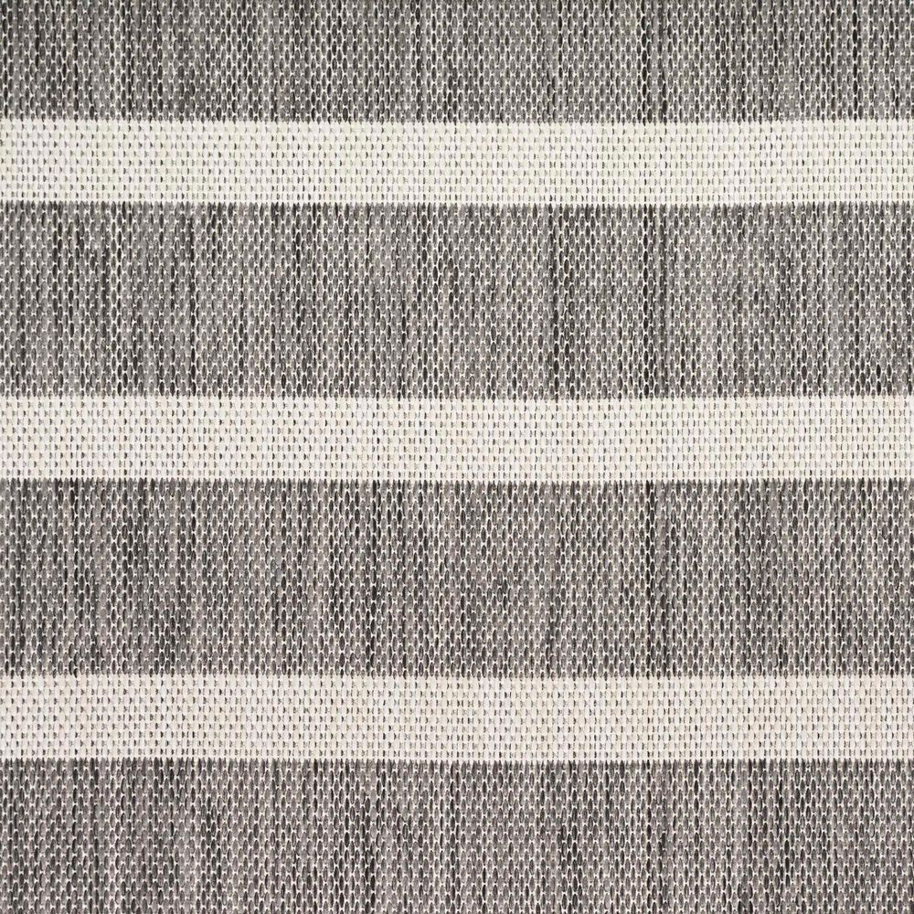 Nourison Positano POS03 Charcoal and Ivory 9&#39; x 12&#39; Indoor/Outdoor Area Rug, , large