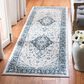 Safavieh Isabella 2"2" x 7" Cream and Dark Blue Runner, , large