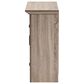 Baxton Studio Bruce 2-Door Shoe Storage Cabinet in Oak Brown, , large