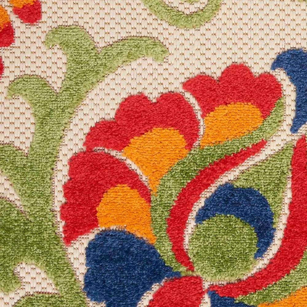 Nourison Aloha ALH17 9&#39;6&quot; x 13&#39; Multicolor Indoor/Outdoor Area Rug, , large