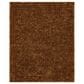 Karastan Billow Shag 10" x 13" Rust Area Rug, , large