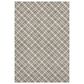 Dalyn Rug Company Soft Essentials Plaid Beige 10" x 14" Indoor/Outdoor Area Rug, , large
