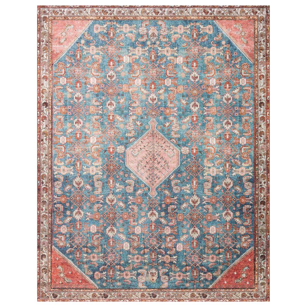 Loloi II Layla LAY-10 5" x 7"6" Marine/Clay Area Rug, , large