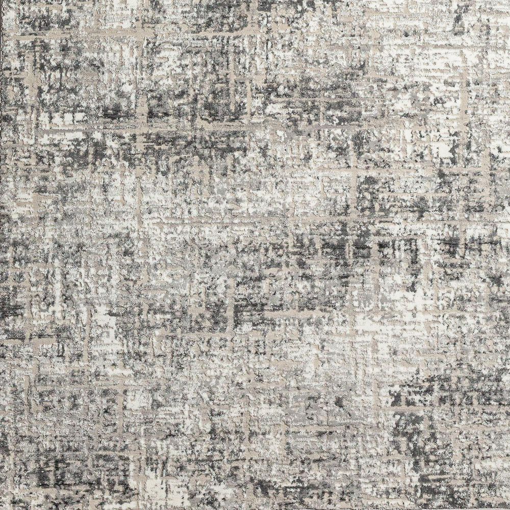 Radici USA Livigno Transitional 5&#39;3&quot; Round Grey Area Rug, , large