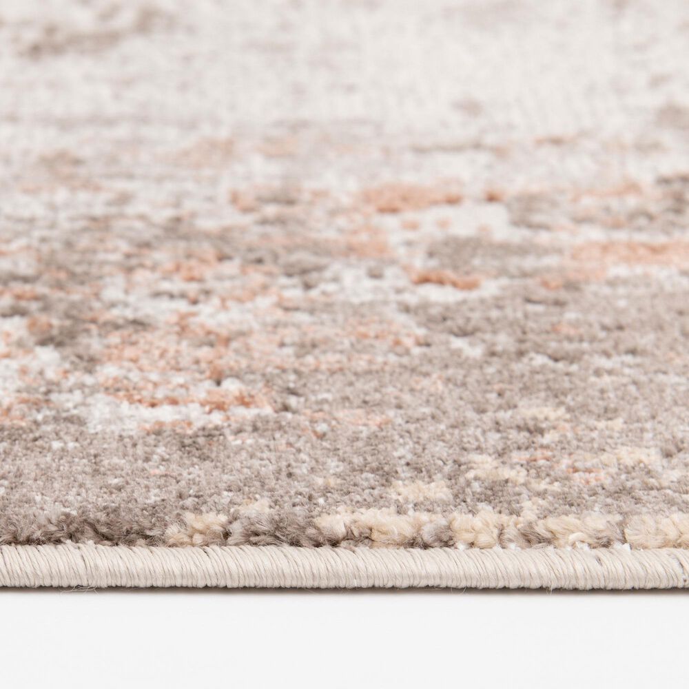 Central Oriental Heirloom Delores Champagne and Tan 7'10" x 9'10" Area Rug, , large
