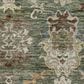 Dalyn Rug Company Silk Road Basil, Chocolate, Ivory, Gold, Copper, Blue and Mocha 10" x 14" Area Rug, , large