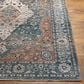 Surya Carlisle Oriental 2"11" x 7"3" Dark Blue, Light Sage, Dusty Pink, Cream and Medium Brown Runner, , large