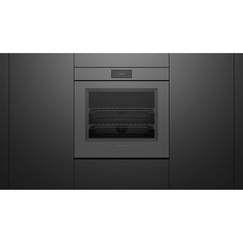 Fisher &amp; Paykel 4.9 Cu. Ft. Single Wall Oven with Steam Assist in Gray, , large