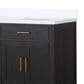 Lexora Home Abbey 72" Double Bathroom Vanity in White Oak with 2 cm White Quartz Top, Rectangular Sinks and 70" Mirror, , large