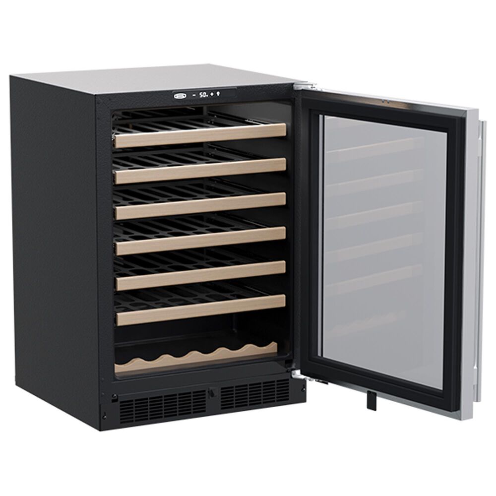 Marvel 5.3 Cu. Ft. Built-In Single Zone Wine Refrigerator with Wine Cradle in Stainless Steel, , large