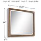 Millenium Dresser and Mirror in Light Brown, , large