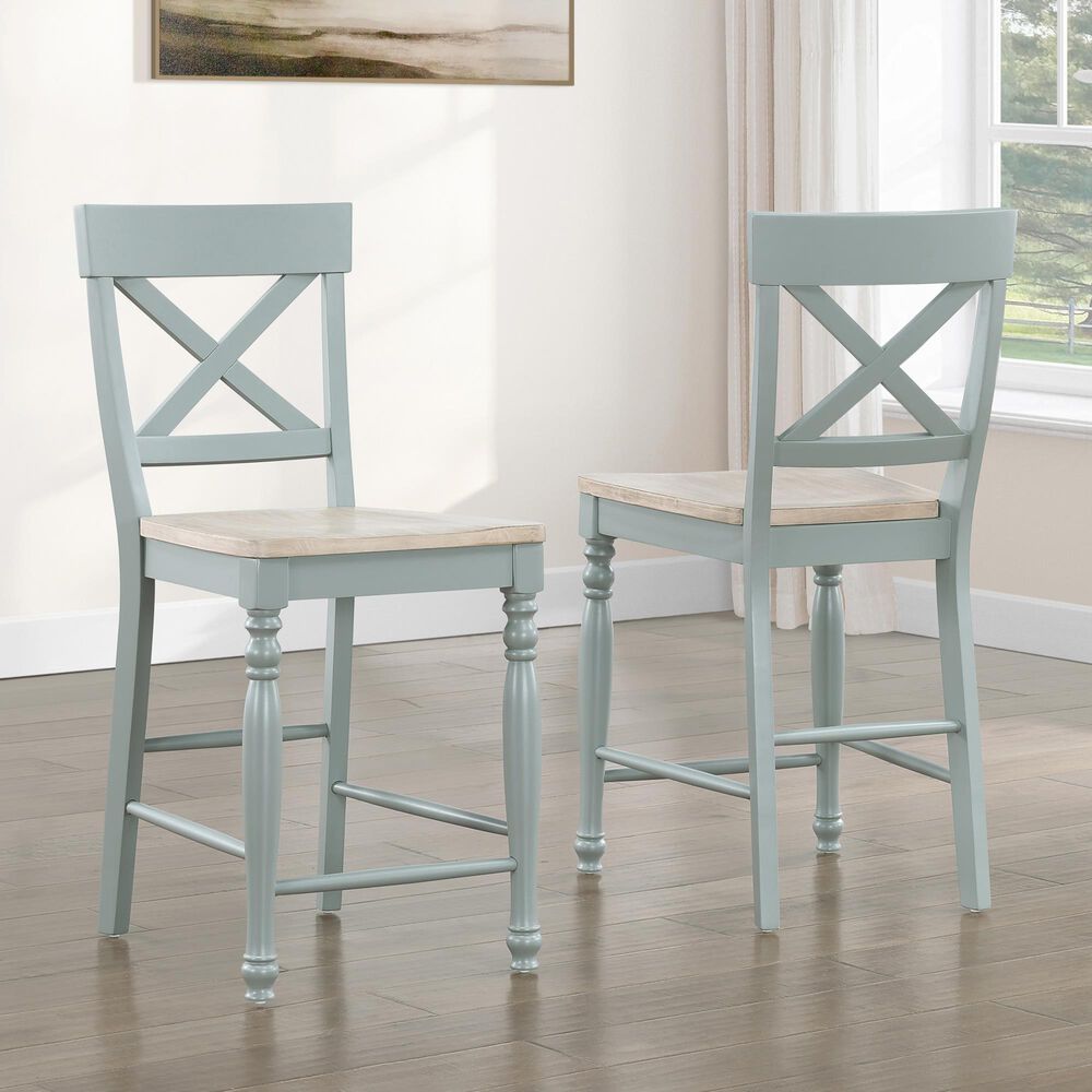 Steve Silver Darcy Dining Side Chair in Green, , large