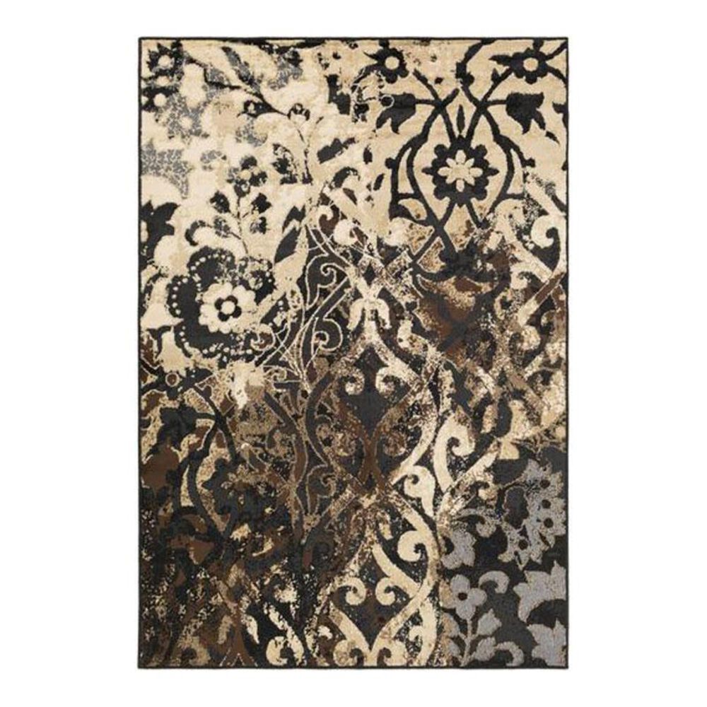 Surya Paramount PAR-1066 5'3" x 7'6" Black/Beige/Brown Area Rug, , large