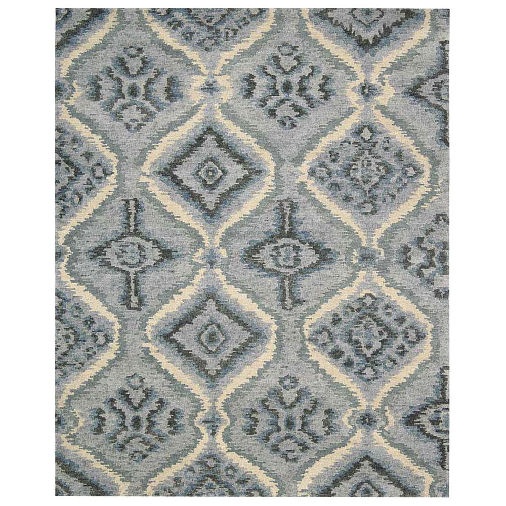 Nourison Tahoe Modern MTA06 7'9" x 9'9" Denim and Blue Area Rug, , large
