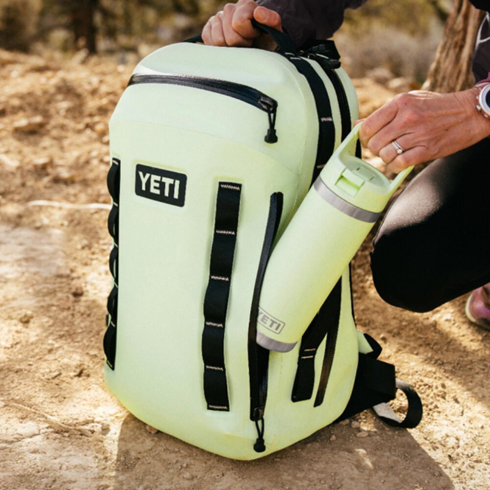 YETI Rambler 18 Oz Water Bottle with Color-Blocked Straw Cap in Grasshopper, , large