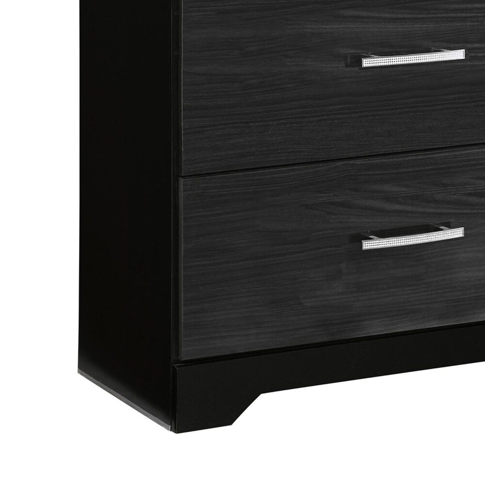 Signature Design by Ashley Starberry 5 Drawer Standard Chest in Black, , large