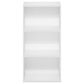 HOMLUX 3-Tier Open Shelf Bookcase in White, , large