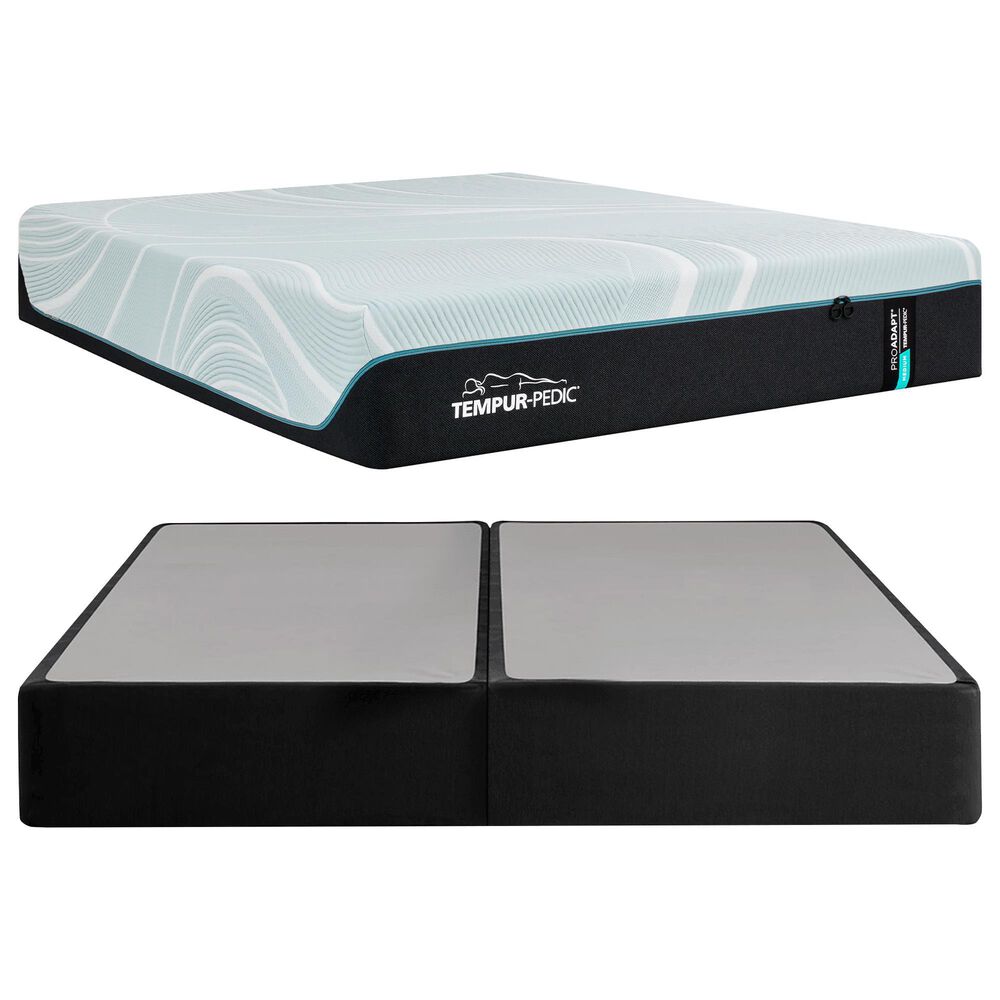 Tempur-Pedic ProAdapt 2.0 Medium Split King Mattress with High Profile Box Springs, , large