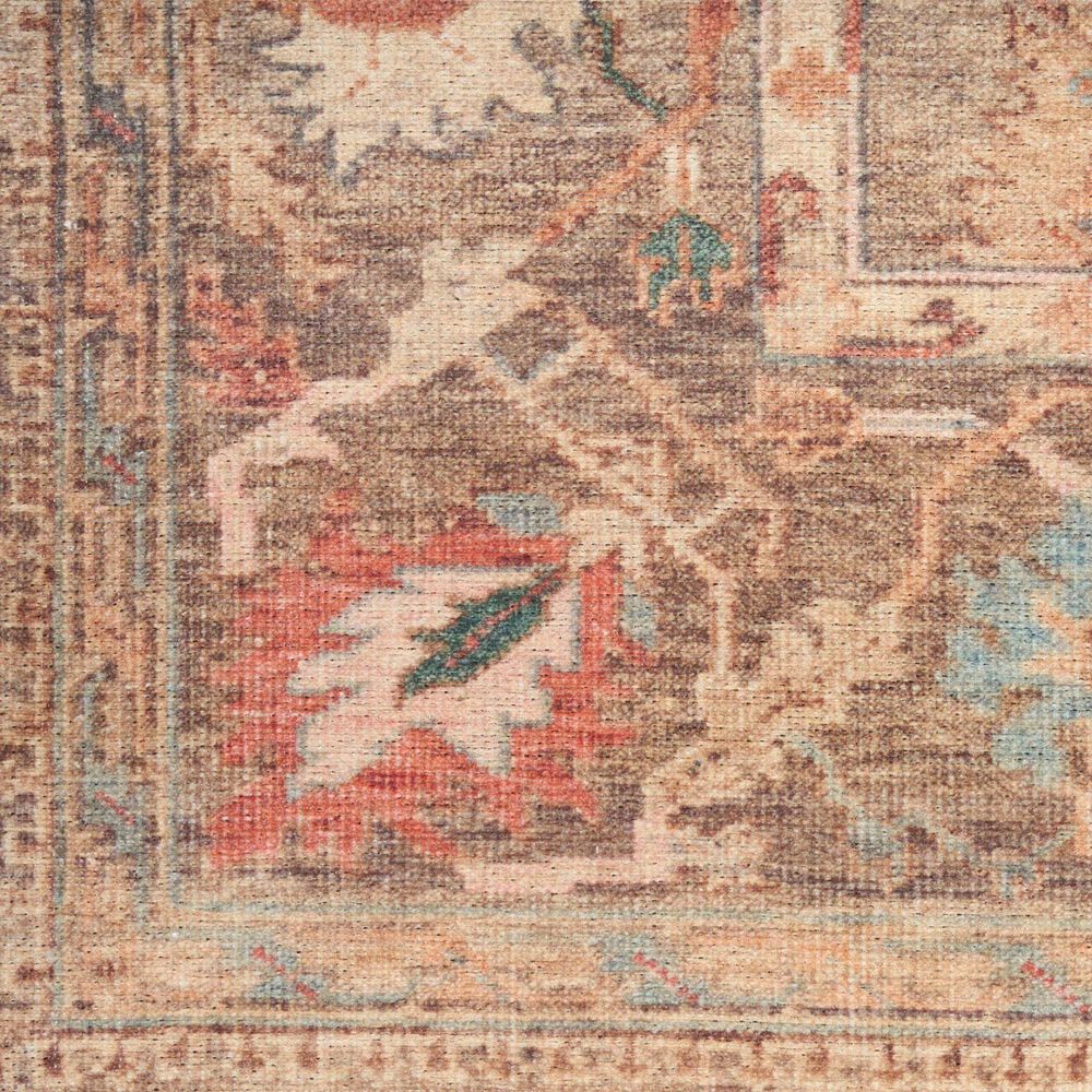 Nourison Vintage Washables Taupe and Multicolor 9' x 12' Area Rug, , large