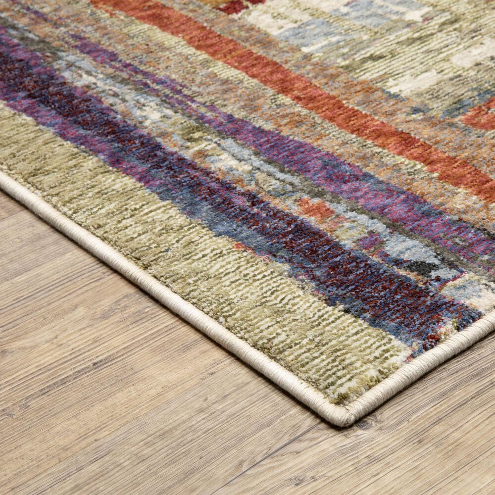 Oriental Weavers Tisdell TIS08 Multicolor 3&#39;9&quot; x 5&#39;2&quot; Area Rug, , large