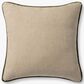 Loloi 22" Square Throw Pillow in Green and Beige, , large