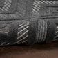 Nourison Versatile 6" x 9" Charcoal and Black Indoor/Outdoor Area Rug, , large