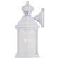 Vaxcel Auburn 6.25" 1-Light Outdoor Motion Sensor Wall Sconce in Textured White, , large