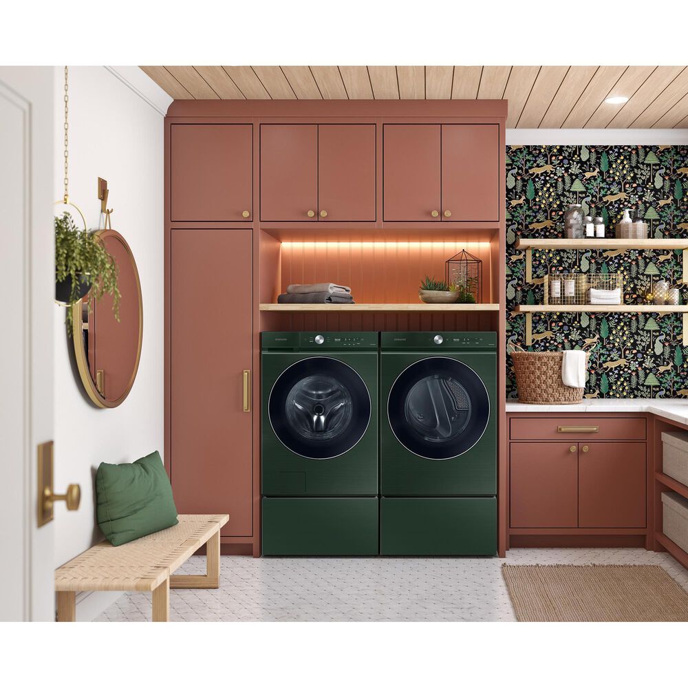 Samsung 7.6 Cu. Ft. Electric Dryer with Steam in Forrest Green, , large