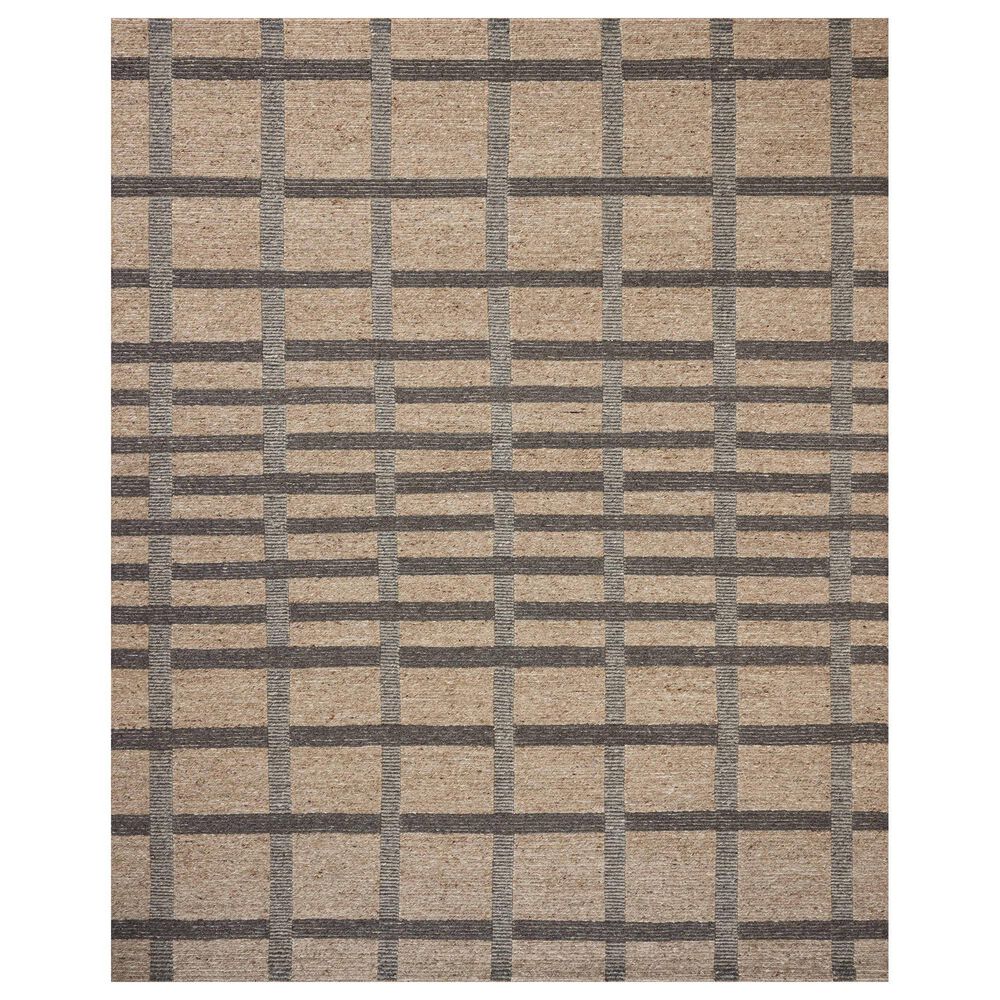 Loloi Perry Brown and Charcoal 8"6" x 11"6" Area Rug, , large