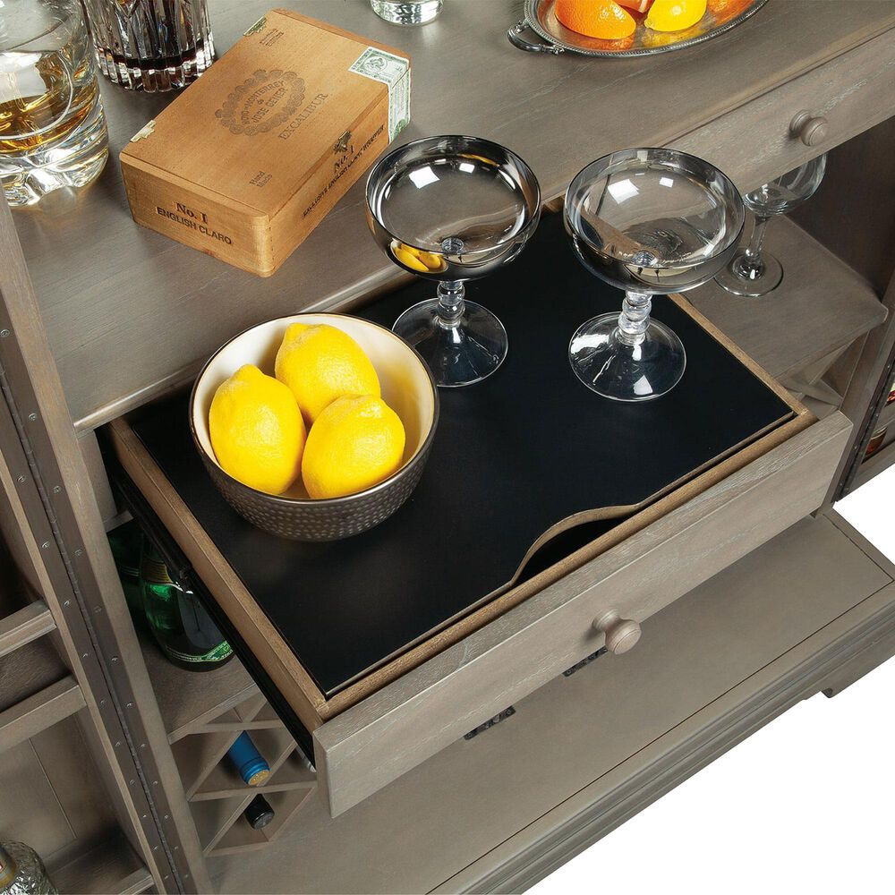 Howard Miller Passport Wine and Bar Cabinet in Aged Grey, , large