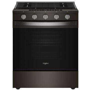 Whirlpool 5.0 Cu. Ft. Slide-In Gas Range in Black Stainless Steel, , large
