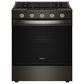 Whirlpool 5.0 Cu. Ft. Slide-In Gas Range in Black Stainless Steel, , large