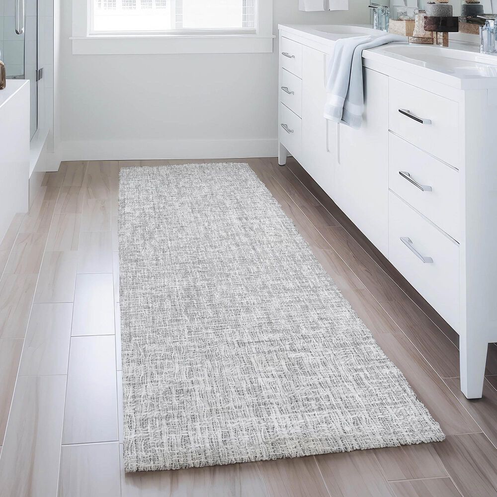 Dalyn Rug Company Voyage VY1 Silver 2'3" x 7'6" Runner, , large