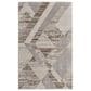 Feizy Vancouver Geometric 4" x 6" Beige and Brown Area Rug, , large