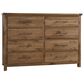 Viceray Collections Dovetail 3 Piece King Bedroom Set in Natural, , large