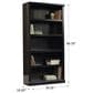 Sauder 5-Shelf Bookcase in Estate Black, , large