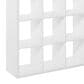 HOMLUX 12-Cube Reversible Open Back Bookshelf in White, , large