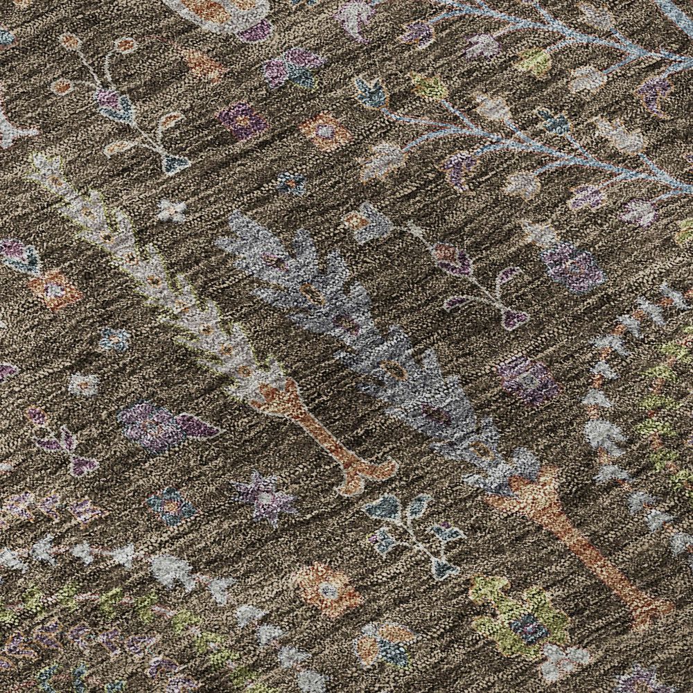 Dalyn Rug Company Hatay HY5 2&#39;3&quot; x 7&#39;6&quot; Brown Runner, , large