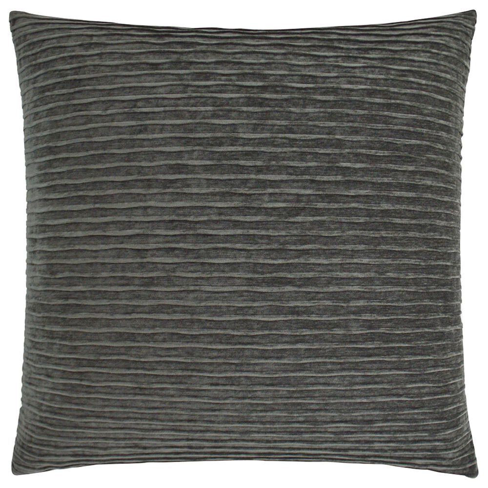 D.V.Kap Inc Pleatte 24" x 24" Throw Pillow in Grey, , large