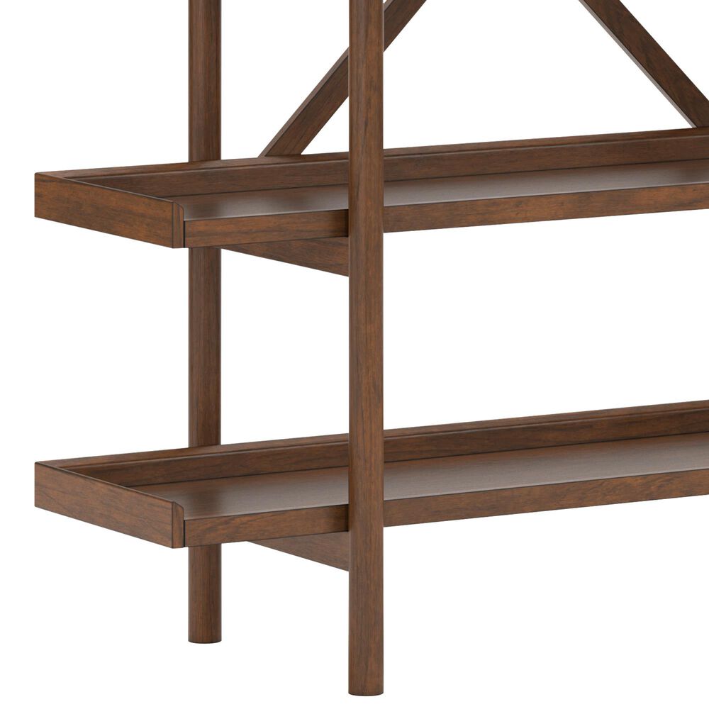 Ashley Lyncott 70" Bookcase in Brown, , large