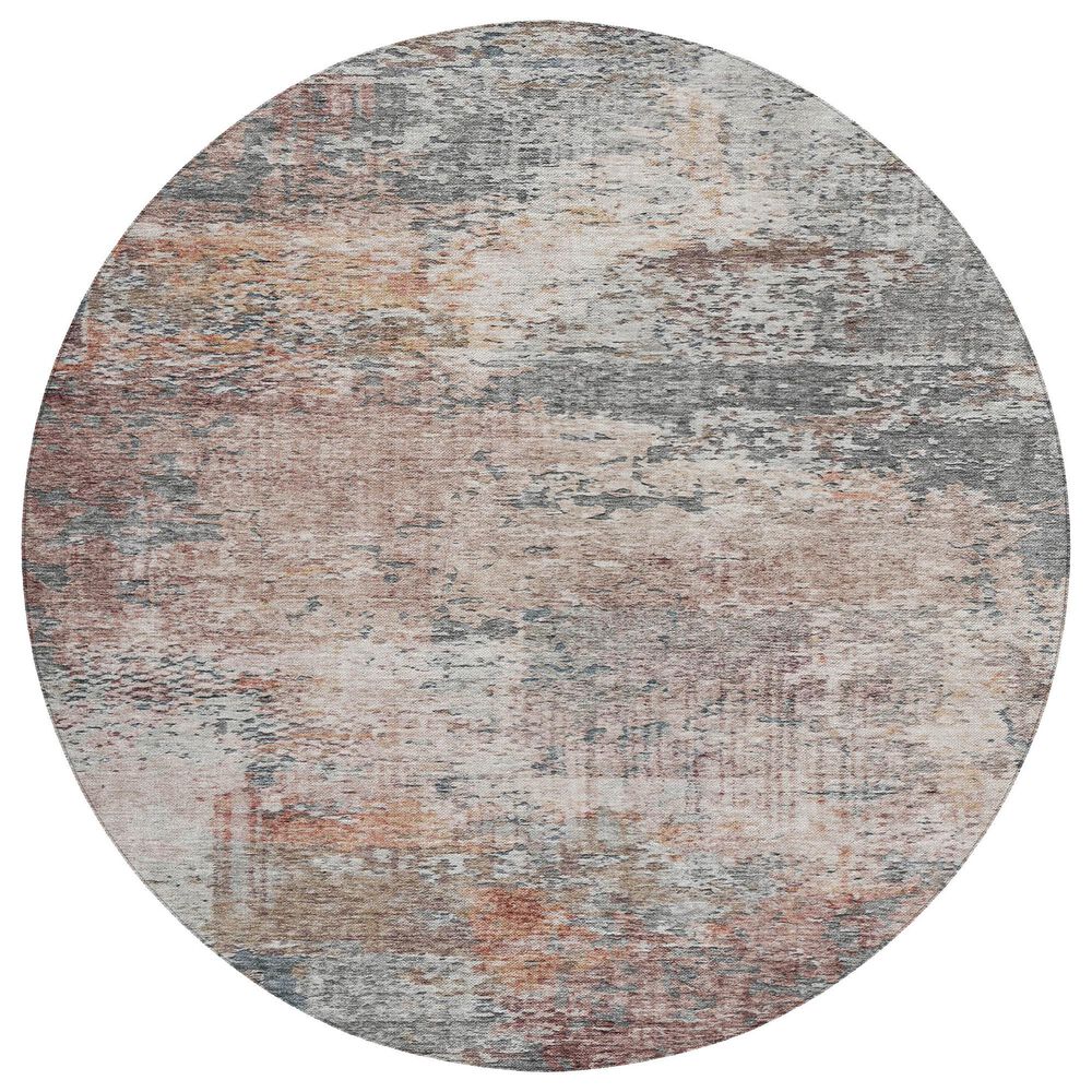 Dalyn Rug Company Solace SL5 8" Round Gray Area Rug, , large