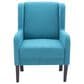 Linon Home Decor Jerika Accent Chair in Teal, , large