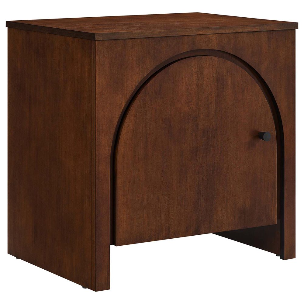 Modway Appia Arched Door Nightstand in Walnut, , large