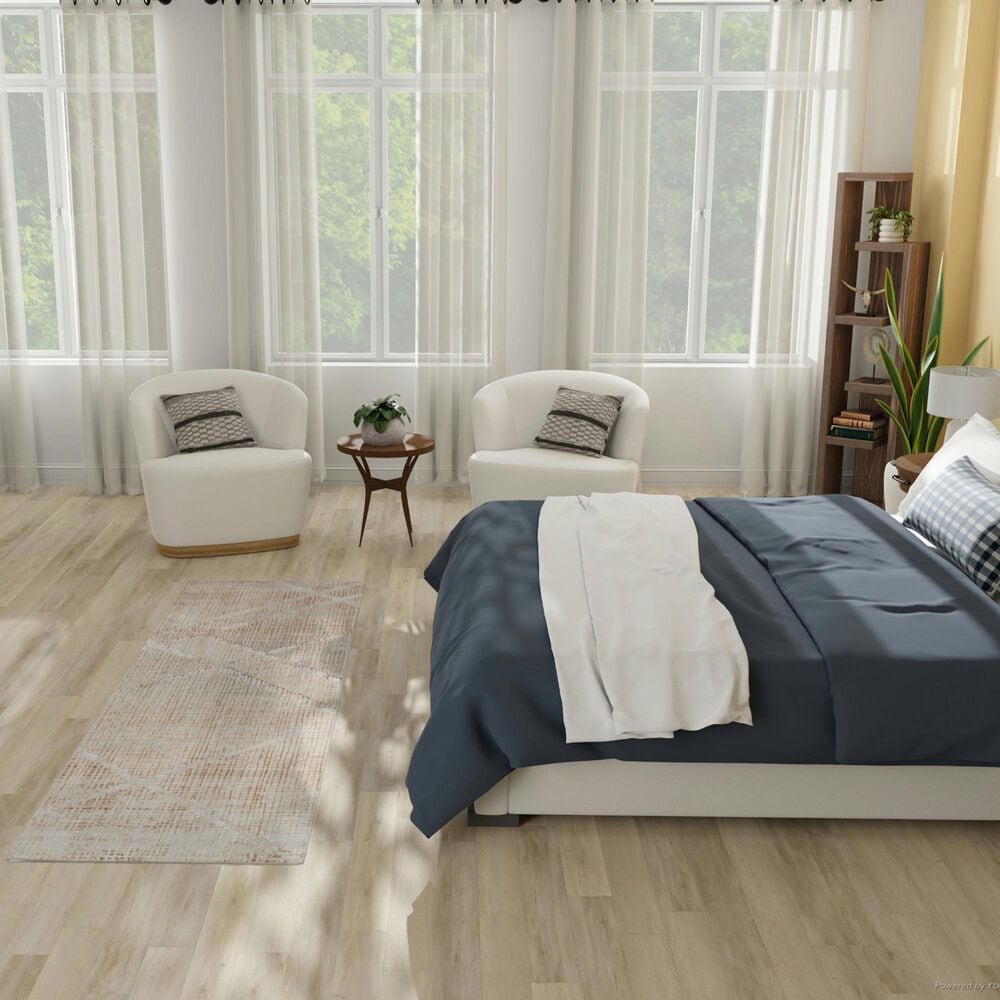 Nourison Sparkle Grey and Mocha 2'3" x 7'6" Runner, , large