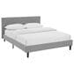 Modway Linnea Full Platform Bed in Azure, , large