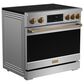 Thor Kitchen Gordon Ramsay 6.0 Cu. Ft. Professional Induction Range with Bronze Color Kit Assembly in Stainless Steel, , large