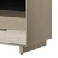 BDI Kara Queen Platform Bed and Two Nightstands in Washed Oak, , large
