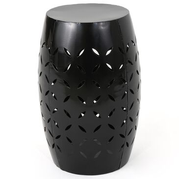 Noble House Lilac Patio Side Table in Black - Table Only, , large