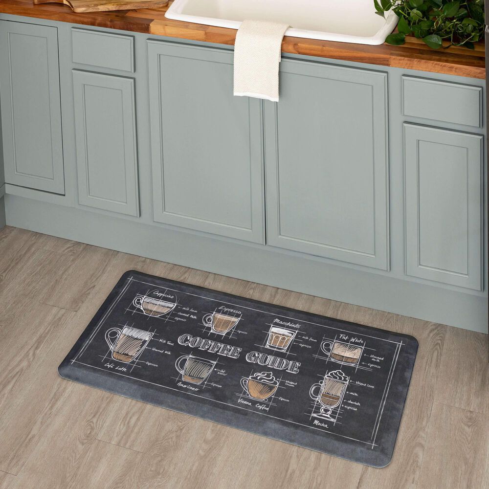 Mohawk Dri-Pro Deluxe Coffee Guide 1&#39;8&quot; x 3&#39;6&quot; Multicolor Area Rug, , large